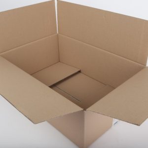 Doos 590x390x210mm. bruin EG
