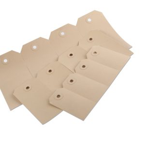 Label-Manilla 40x80mm. chamois