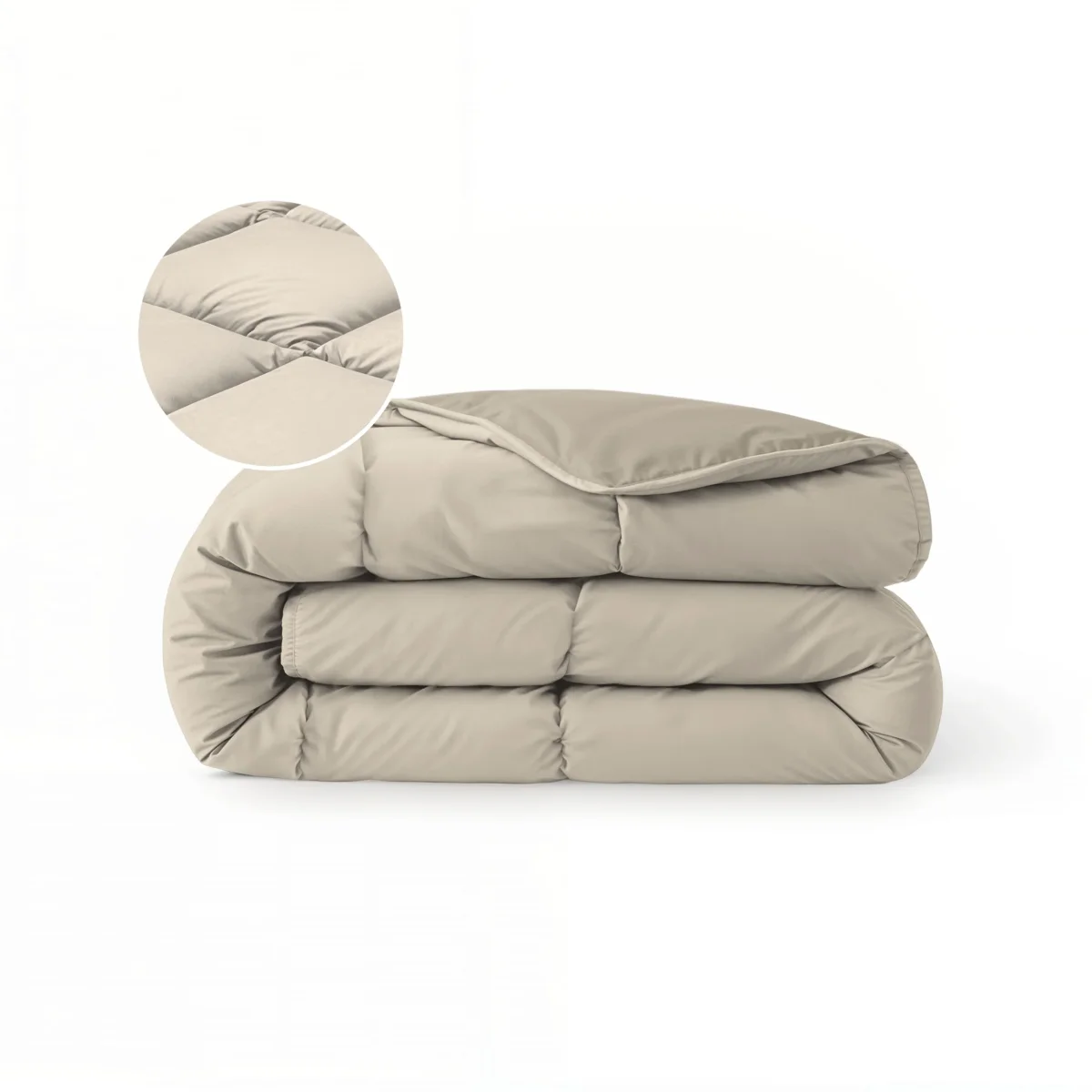 Zelesta Comfort Duo Zomerdekbed - Taupe & Champagne - Afbeelding 9