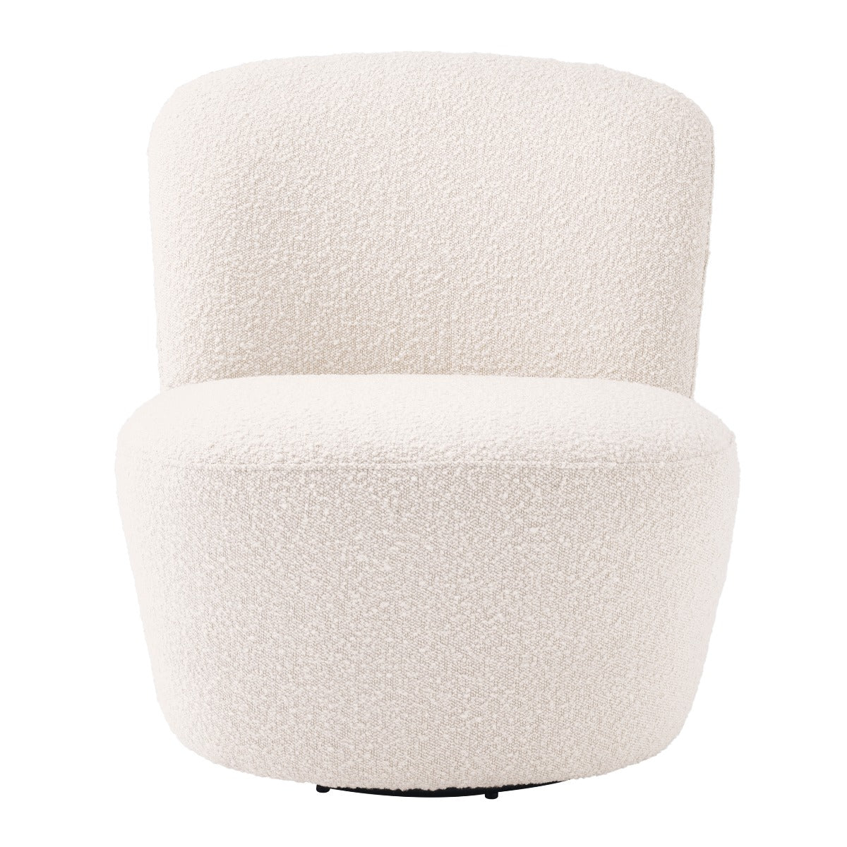 Swivel chair Eichholtz Doria bouclé cream - Afbeelding 4