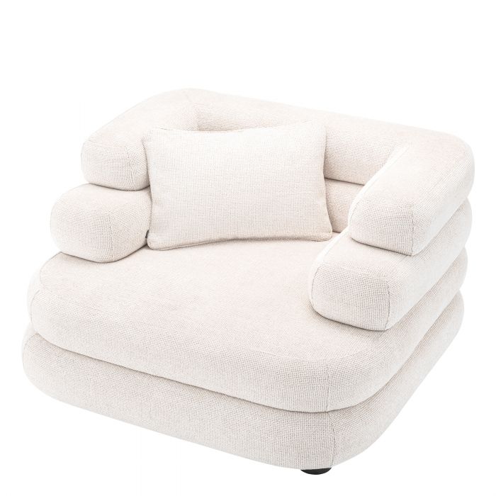 Eichholtz fauteuil Malaga lyssa off-white - Afbeelding 4