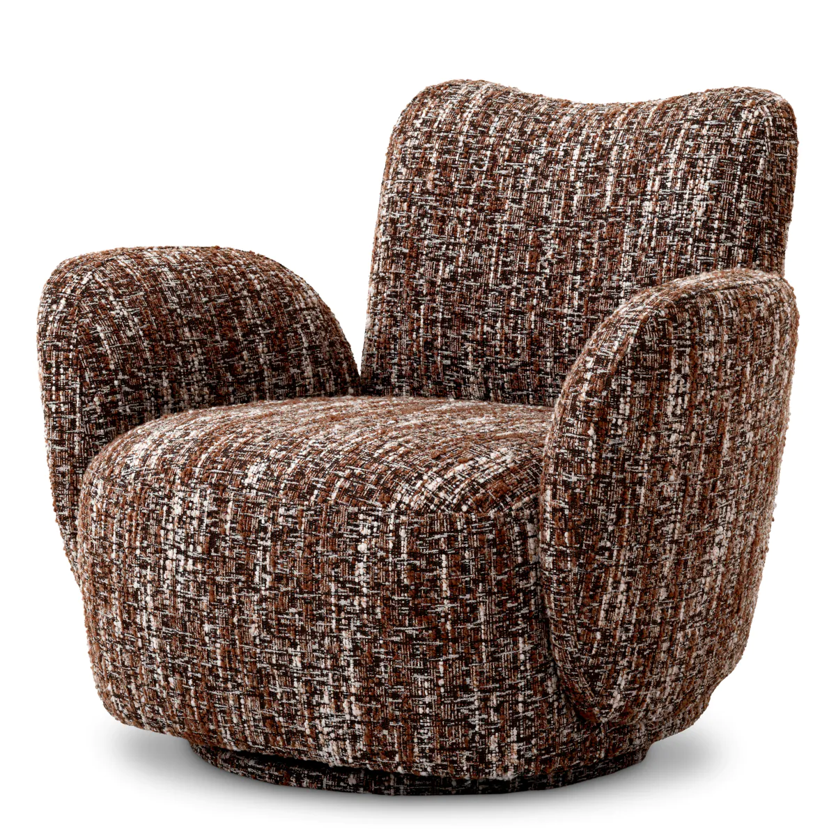 Eichholtz draaifauteuil Merida roodbruin