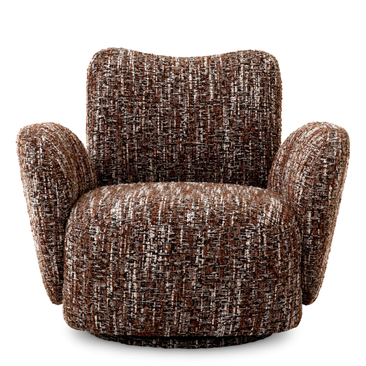 Eichholtz draaifauteuil Merida roodbruin - Afbeelding 4