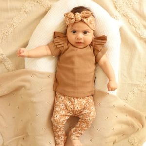 Setje leopard flower rib