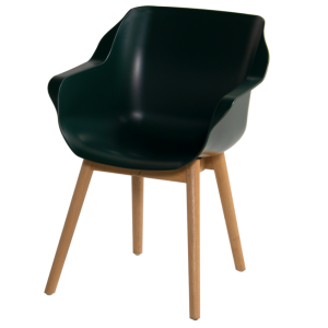 Hartman Sophie Teak tuinstoel Night green