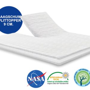 Splittopper Nasa Traagschuim De Luxe 9 cm