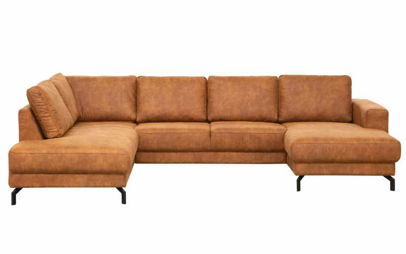 Hoekzetel Diano Preston Cognac | U-zit - Afbeelding 2
