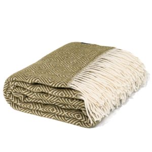 WOOOL Plaid – Diamond (Mos Groen)