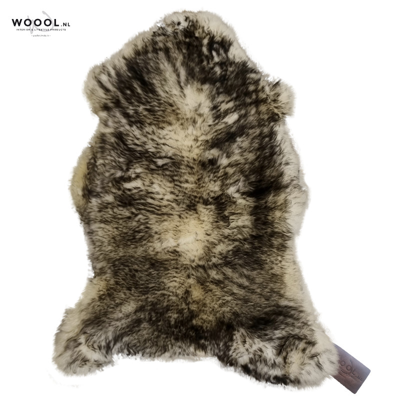 WOOOL Schapenvacht – Classic Wit Zwart Moeflon