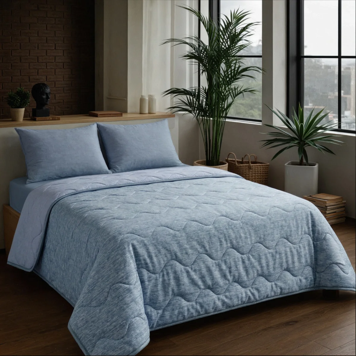 Zelesta Special Cooling Blend Zomerdekbed - Sereen Blauw - Afbeelding 3