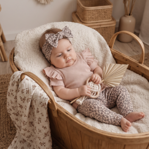 Setje leopard nude rib