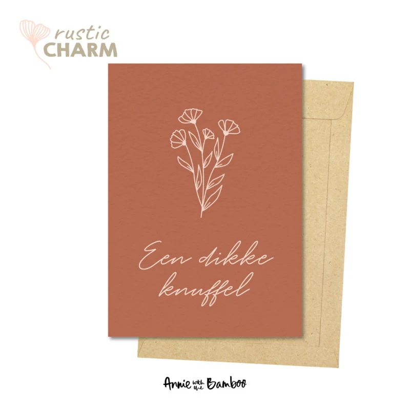Ansichtkaart - Een dikke knuffel - Afbeelding 2