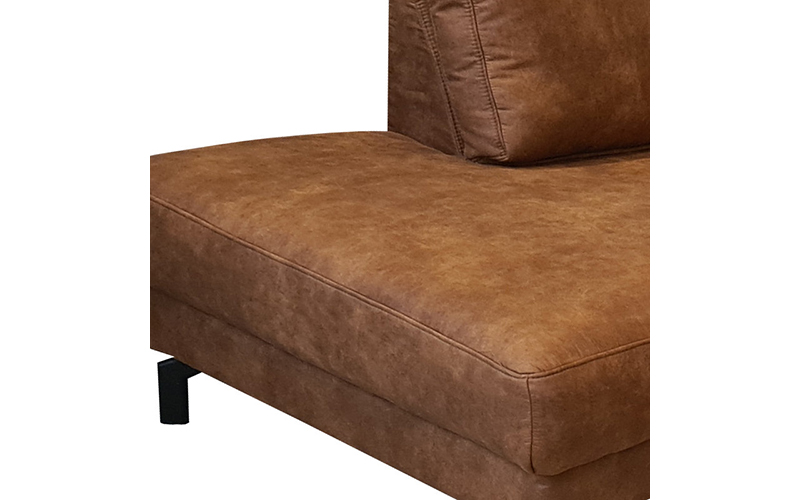 Hoekzetel Diano Preston Cognac | U-zit - Afbeelding 6